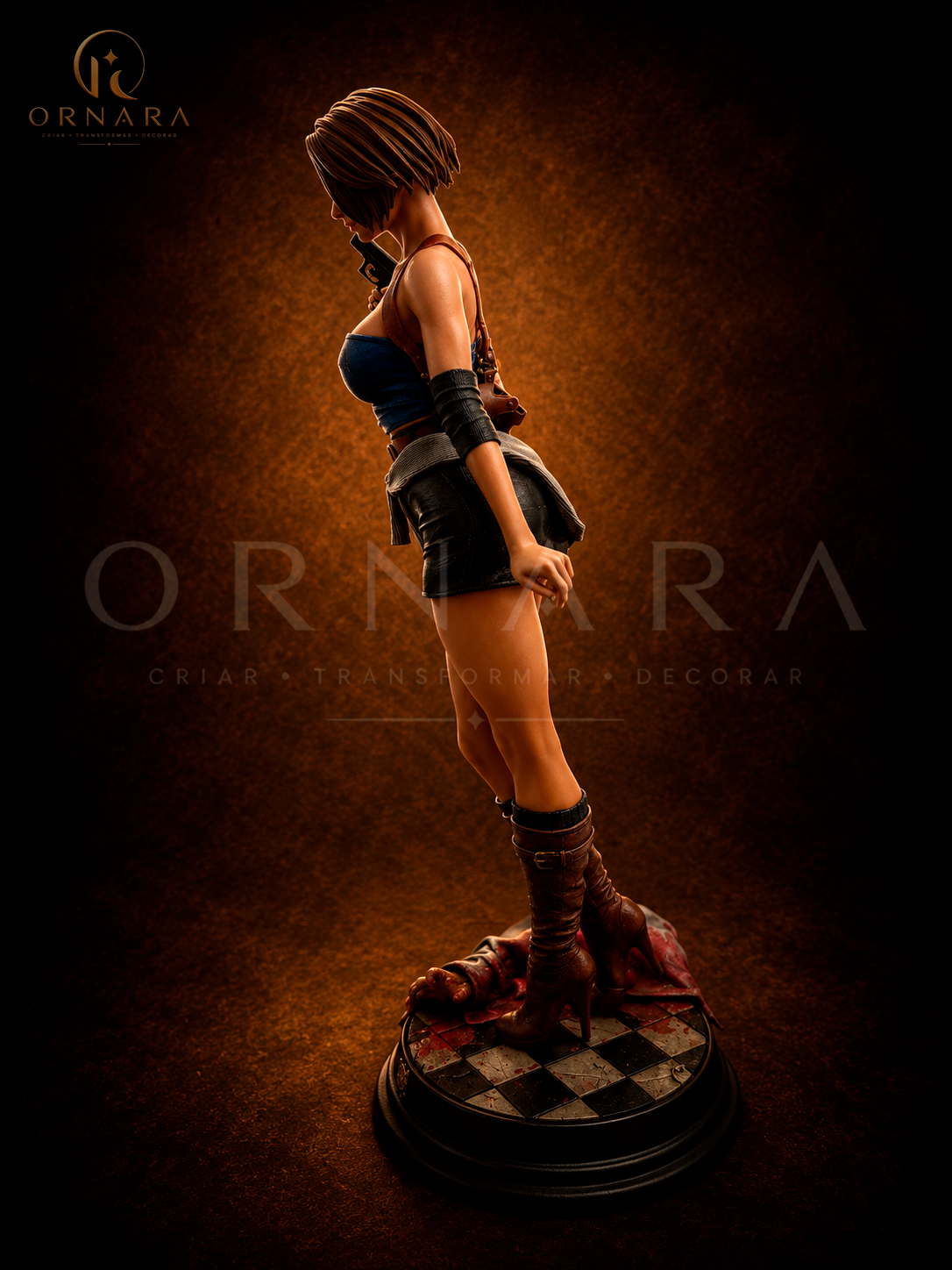 Escultura Jill Valentine Resina