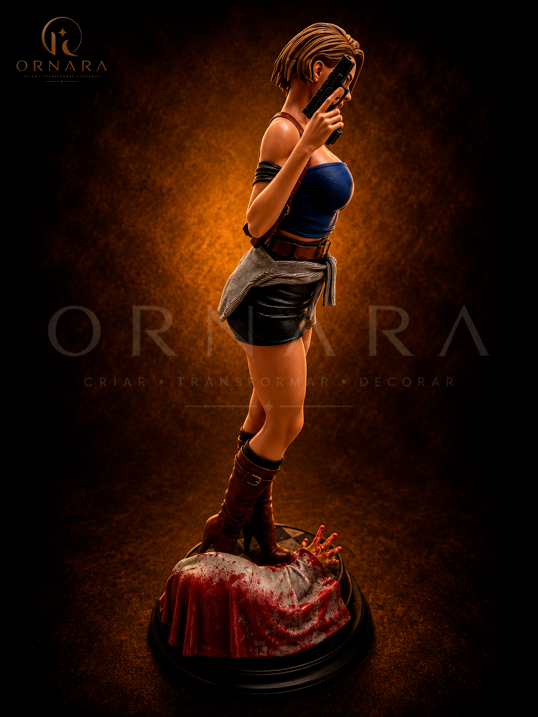 Escultura Jill Valentine Resina